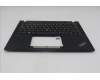 Lenovo 5M11M02938 C-Cover with keyboard, Danish, Black, UK