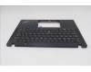 Lenovo 5M11M02938 C-Cover with keyboard, Danish, Black, UK