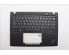 Lenovo 5M11M02946 C-Cover with keyboard, US English Euro, Black, US