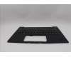 Lenovo 5M11N61182 C-Cover with keyboard, Spanish, Deep Black, FingerPrint Reader, WWAN, UK