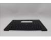 Lenovo 5M11N61182 C-Cover with keyboard, Spanish, Deep Black, FingerPrint Reader, WWAN, UK