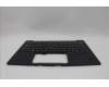 Lenovo 5M11N61193 C-Cover with keyboard, Belgian, Deep Black, FingerPrint Reader, WWAN, UK
