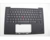 Lenovo 5M11N61198 C-Cover with keyboard, Danish, Deep Black, FingerPrint Reader, WWAN, UK