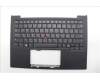 Lenovo 5M11N61206 C-Cover with keyboard, Hebrew, Deep Black, FingerPrint Reader, WWAN, US