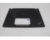 Lenovo 5M11N89393 C-Cover with keyboard, Brazil Portuguese, Black, Backlight, UK