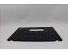 Lenovo 5M11N89435 C-Cover with keyboard, Icelandic, Black, Backlight, UK
