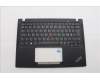 Lenovo 5M11N89456 C-Cover with keyboard, Nordic, Black, Backlight, UK