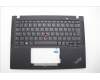 Lenovo 5M11N89459 C-Cover with keyboard, Portuguese, Black, Backlight, UK