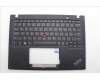 Lenovo 5M11N89527 C-Cover with keyboard, US English Euro, Black, Backlight, WWAN, US