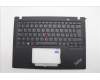 Lenovo 5M11N89551 C-Cover with keyboard, Italian, Black, Backlight, WWAN, UK