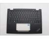 Lenovo 5M11N89878 C-Cover with keyboard, Hungarian, Black, Backlight, UK