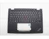 Lenovo 5M11N93093 C-Cover with keyboard, Nordic, Black, Backlight, UK