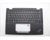 Lenovo 5M11N93183 C-Cover with keyboard, Icelandic, Black, Backlight, WWAN, UK
