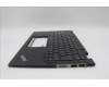 Lenovo 5M11N93186 C-Cover with keyboard, Italian, Black, Backlight, WWAN, UK