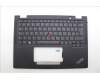Lenovo 5M11N93186 C-Cover with keyboard, Italian, Black, Backlight, WWAN, UK
