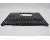 Lenovo 5M11N93290 C-Cover with keyboard, Italian, Black, UK