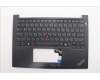 Lenovo 5M11N93302 C-Cover with keyboard, Russian, Black, US