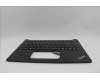 Lenovo 5M11N93322 C-Cover with keyboard, Switzerland, Black, UK