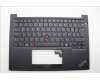 Lenovo 5M11N93326 C-Cover with keyboard, Turkish, Black, UK