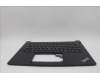 Lenovo 5M11N94115 C-Cover with keyboard, Bulgarian, Black, UK