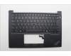 Lenovo 5M11N94229 C-Cover with keyboard, Switzerland, Black, Backlight, UK