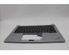 Lenovo 5M11N96239 C-Cover with keyboard, US English Euro, Arctic Grey, Backlight, US