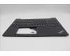 Lenovo 5M11N96559 C-Cover with keyboard, Portuguese, Black, UK