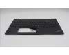 Lenovo 5M11N99114 C-Cover with keyboard, Belgian, Black, Backlight, UK