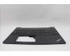 Lenovo 5M11N99122 C-Cover with keyboard, Spanish, Black, Backlight, UK