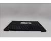 Lenovo 5M11N99415 C-Cover with keyboard, Hebrew, Black, Backlight, US