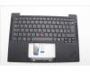 Lenovo 5M11N99438 C-Cover with keyboard, Italian, Black, Backlight, UK