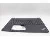 Lenovo 5M11N99753 C-Cover with keyboard, Spanish, Black, UK