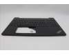 Lenovo 5M11N99758 C-Cover with keyboard, German, Black, UK