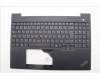 Lenovo 5M11N99786 C-Cover with keyboard, Slovenian, Black, UK