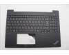 Lenovo 5M11N99789 C-Cover with keyboard, Swedish/Finnish, Black, UK