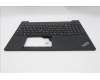 Lenovo 5M11N99796 C-Cover with keyboard, Switzerland, Black, UK