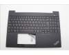 Lenovo 5M11N99801 C-Cover with keyboard, UK English, Black, UK
