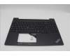 Lenovo 5M11N99864 C-Cover with keyboard, Greek, Black, Backlight, US