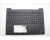 Lenovo 5M11N99870 C-Cover with keyboard, Hebrew, Black, Backlight, US