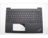 Lenovo 5M11N99912 C-Cover with keyboard, Bulgarian, Black, Backlight, UK