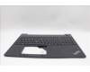 Lenovo 5M11N99939 C-Cover with keyboard, Ukraine, Black, Backlight, US