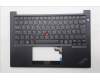 Lenovo 5M11N99989 C-Cover with keyboard,Norwegian,Black