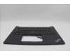 Lenovo 5M11N99991 C-Cover with keyboard, Norwegian, Black, UK