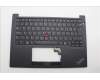Lenovo 5M11N99995 C-Cover with keyboard, Portuguese, Black, UK