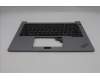 Lenovo 5M11P00085 C-Cover with keyboard, Arabic, Arctic Grey, US