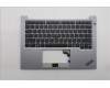 Lenovo 5M11P32203 C-Cover with keyboard, US English Euro, Arctic Grey, US