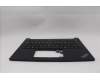 Lenovo 5M11P32327 C-Cover with keyboard, Danish, Black, Backlight, UK