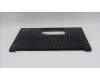 Lenovo 5M11P32385 C-Cover with keyboard, Italian, Black, Backlight, UK