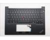 Lenovo 5M11P32400 C-Cover with keyboard, Portuguese, Black, Backlight, UK