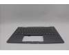 Lenovo 5M11P34983 C-Cover with keyboard, Portuguese, Luna Grey, Fingerprint, WLAN, UK